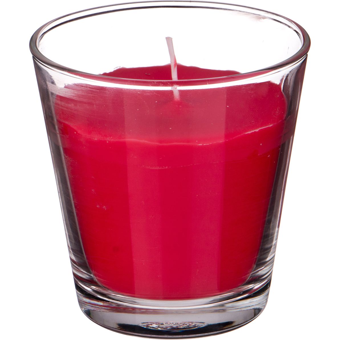 Ароматическая свеча Роза И Жасмин (8х9 см), размер 8х9 см, цвет красный
