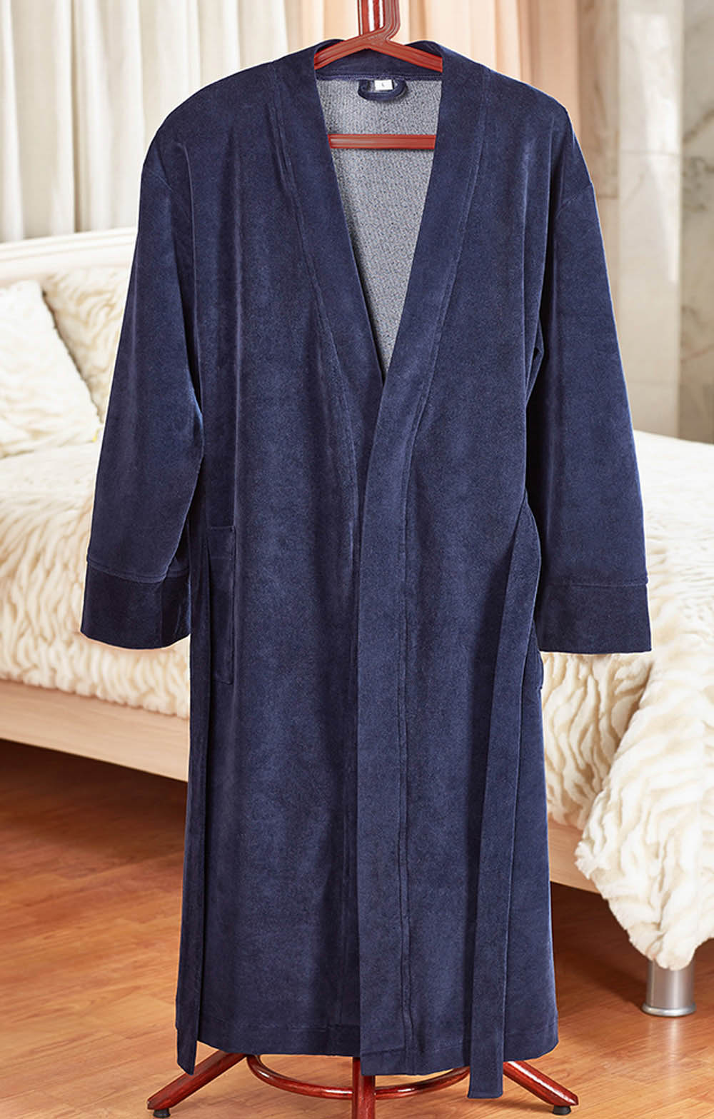 Банный халат Enrico цвет: темно-синий (L-XL) Primavelle pve319729