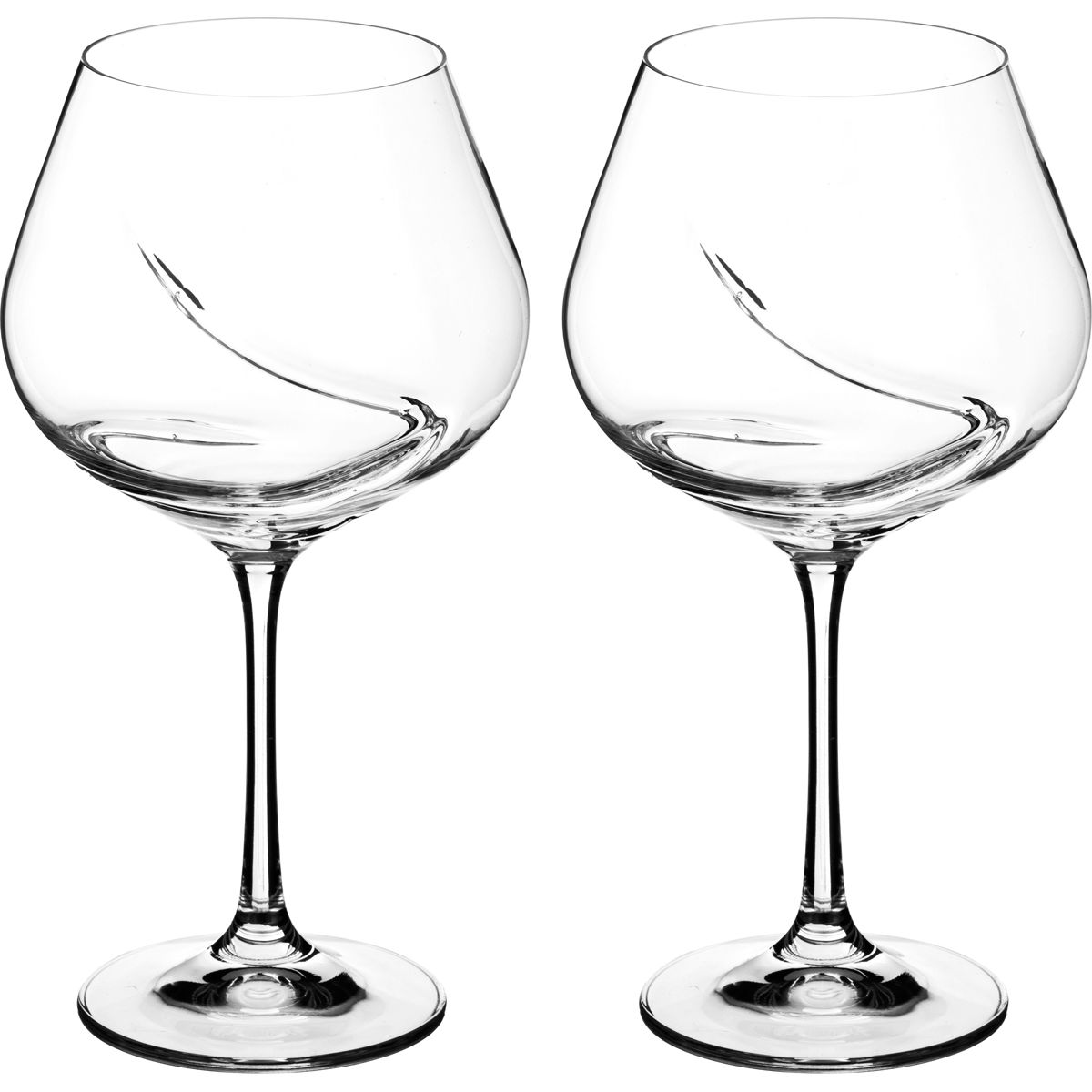 Bohemia Crystal набор бокалов для вина турбуленция 570 мл 2 шт