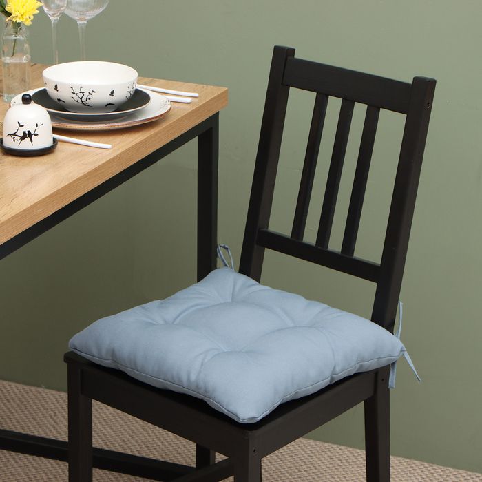 Подушка на стул Sharil цвет: серый (40х40 (1 шт)), размер 40х40 (1 шт)