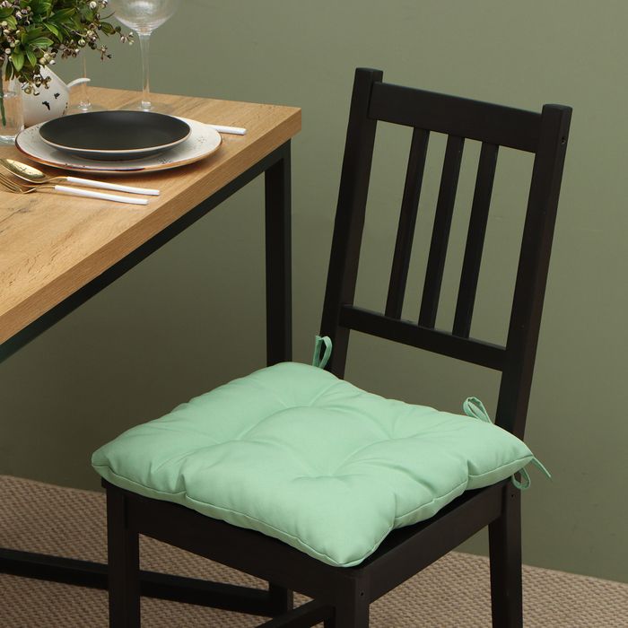 Подушка на стул Nadia (40х40 (2 шт)), размер 40х40 (2 шт), цвет зеленый