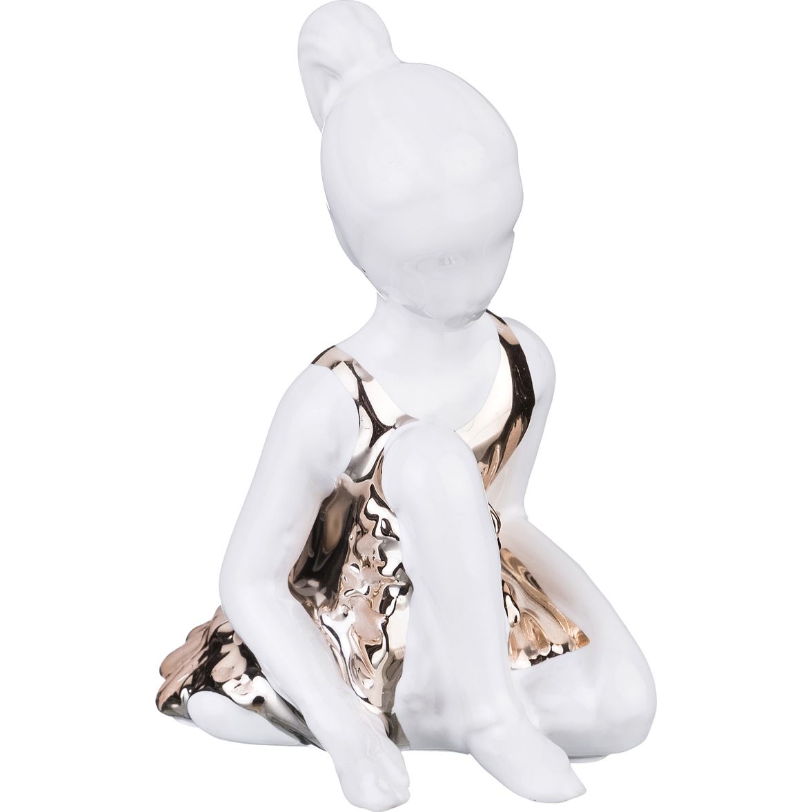 Фигурка Балерина (8х9х11 см), размер 8х9х11 см, цвет белый