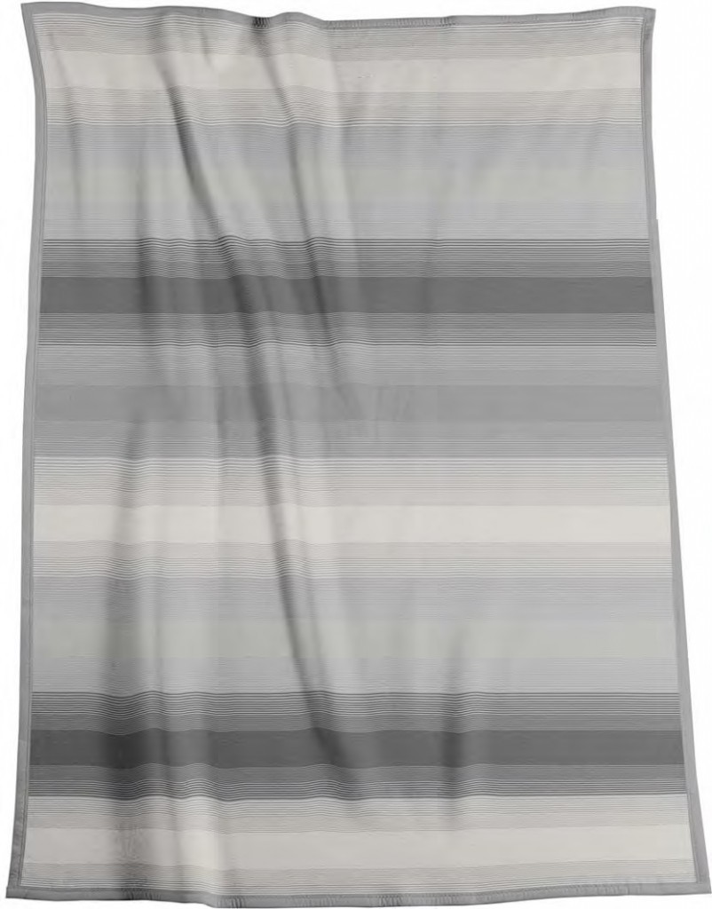 Плед Stripe grey (150х200 см), размер 150х200 см bcs740589 Плед Stripe grey (150х200 см) - фото 1