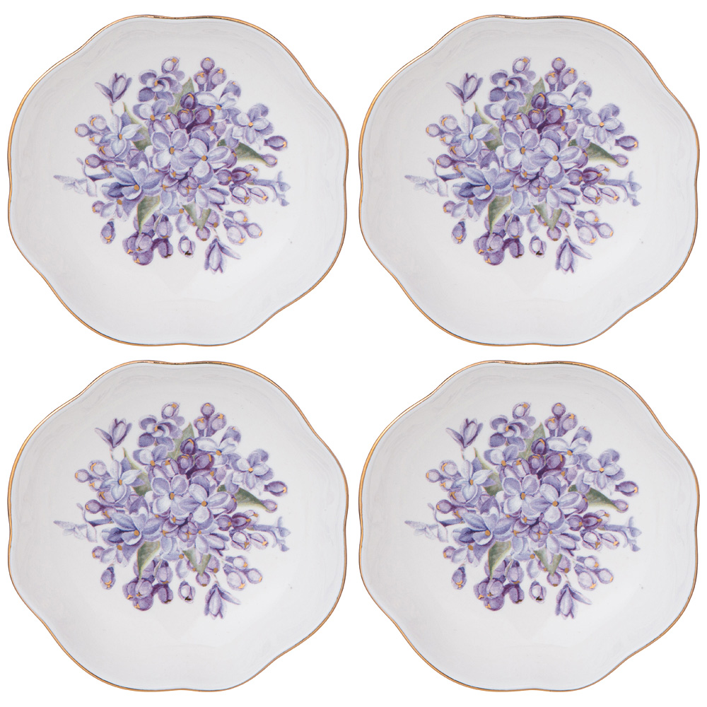 Набор розеток Lilac (10 см - 4 шт), размер 10 см - 4 шт