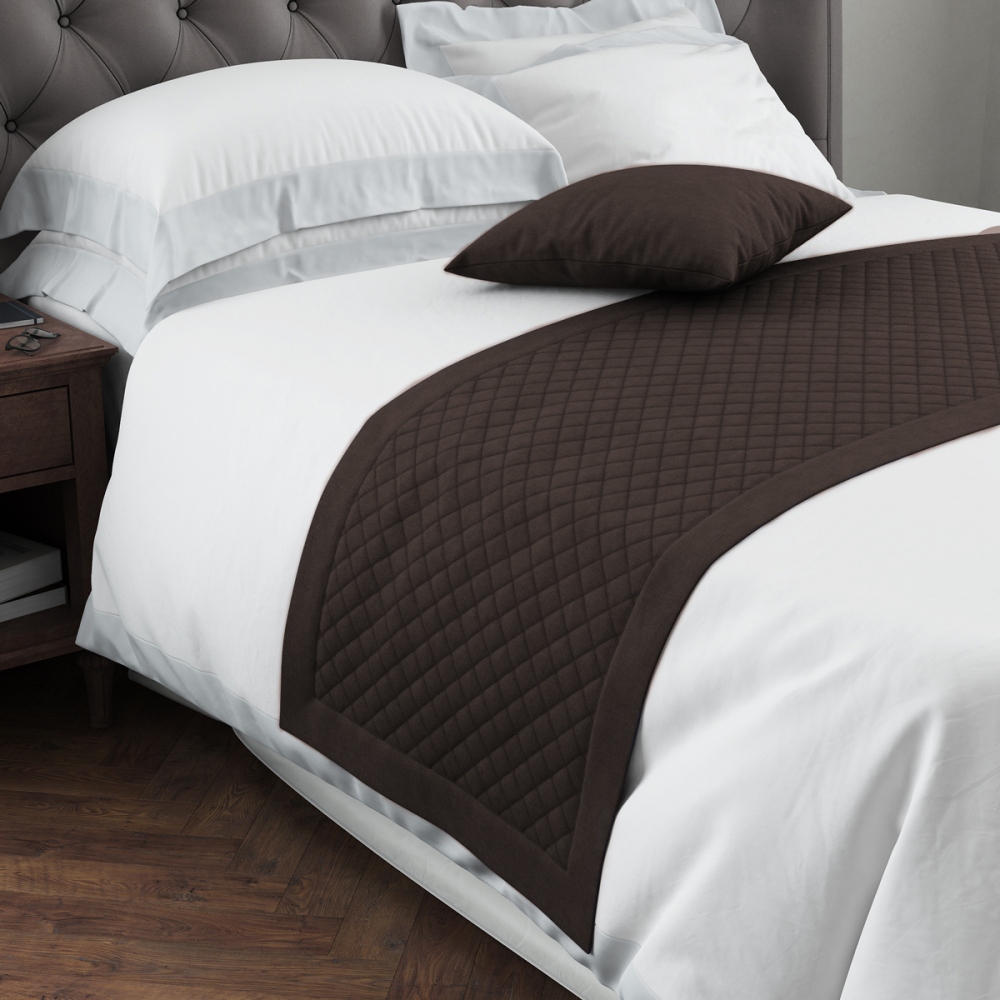 Ковры и ковровые дорожки PASIONARIA Дорожка на кровать Каспиан цвет: коричневый (70х230 см)