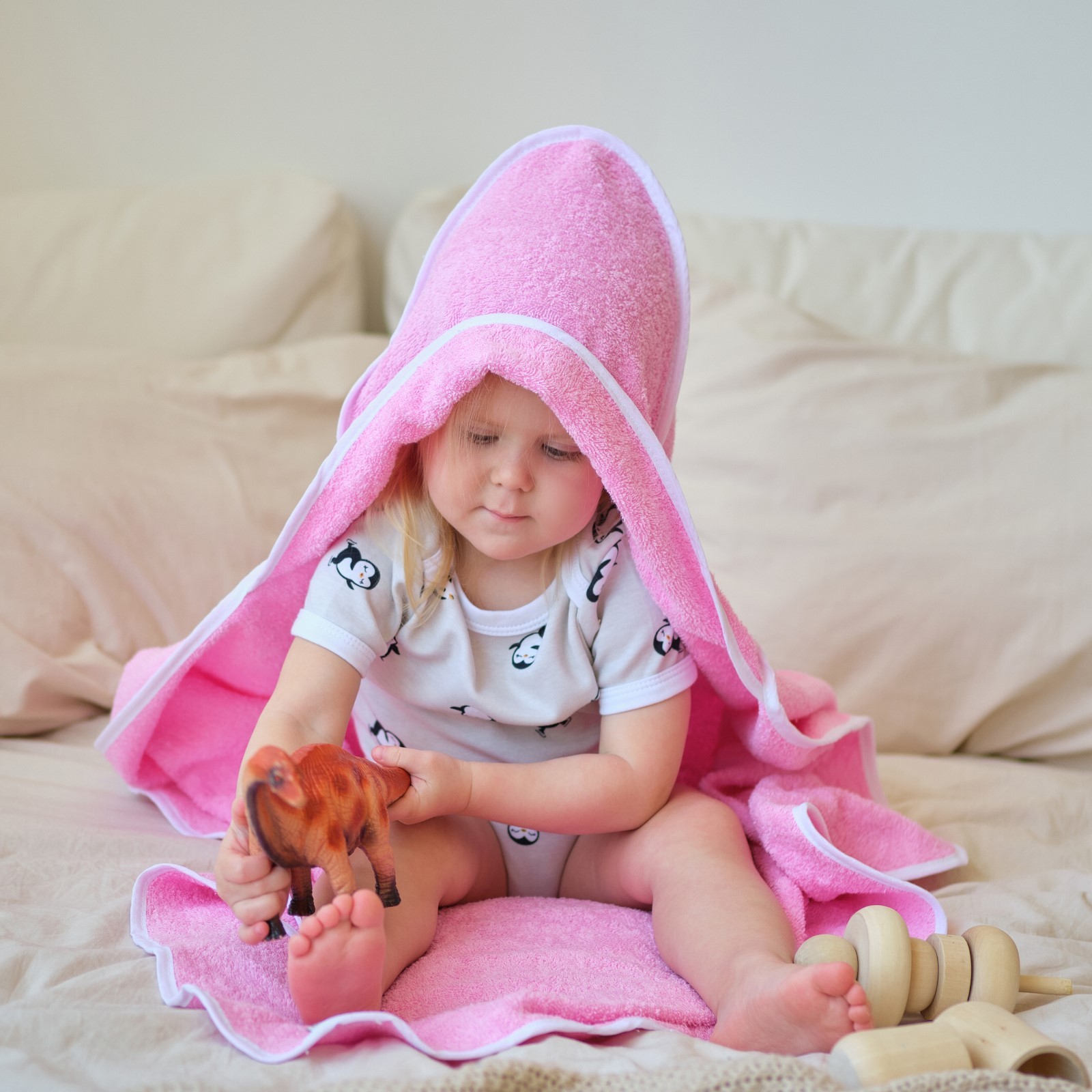 Детское полотенце Sherri цвет: розовый (85х85 см), размер 85х85 см