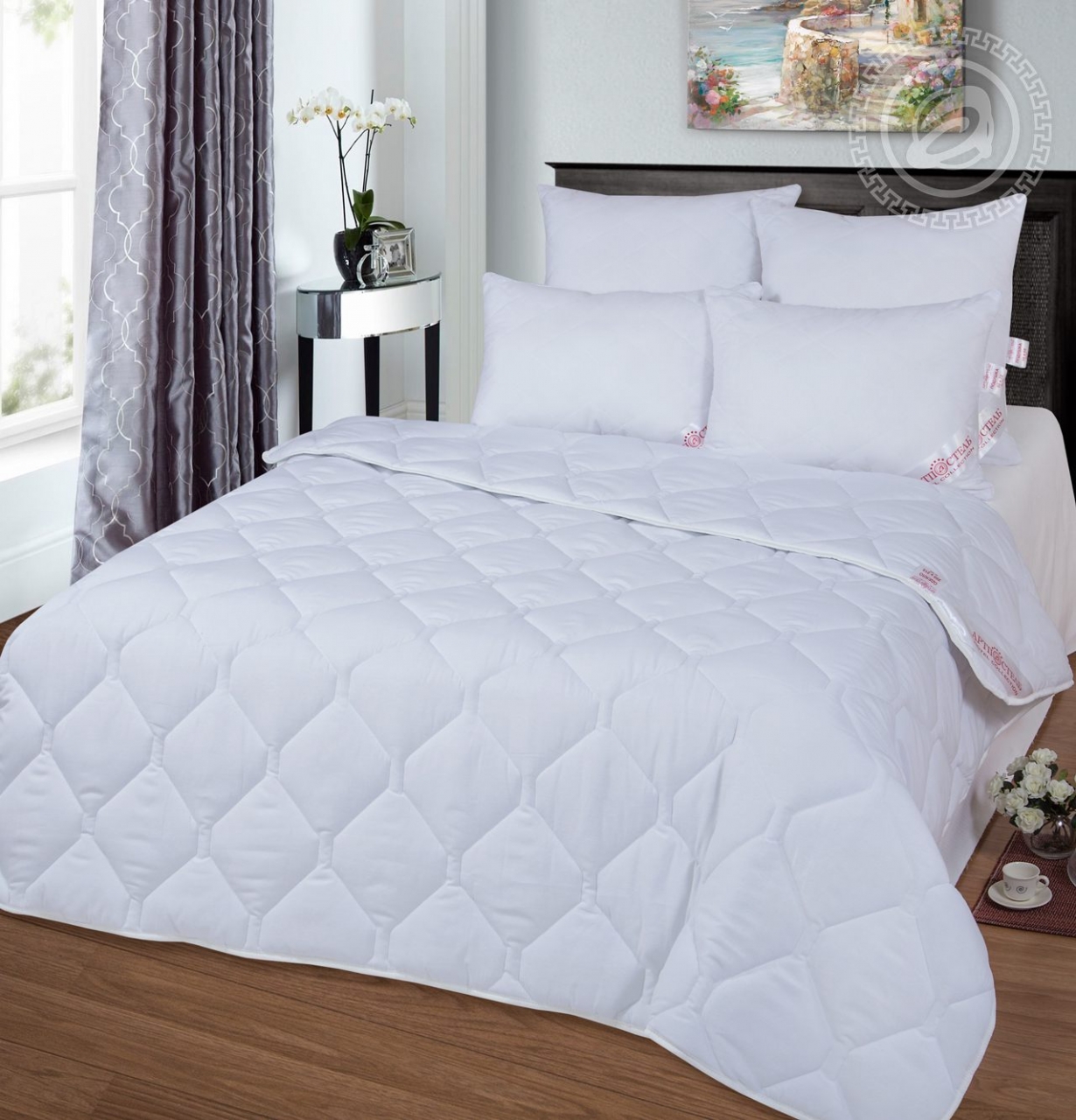 Одеяло Norman (200х215 см), размер 200х215 см, цвет белый atp465933 Одеяло Norman (200х215 см) - фото 1