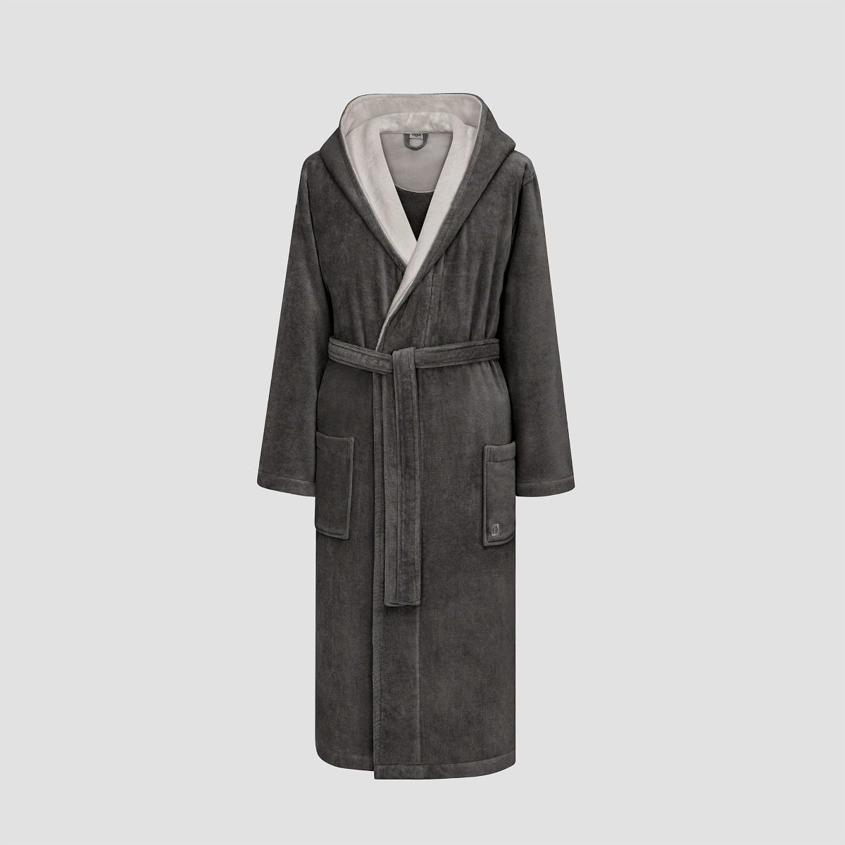 Банный халат Арт лайн цвет: темно-серый (M) TOGAS