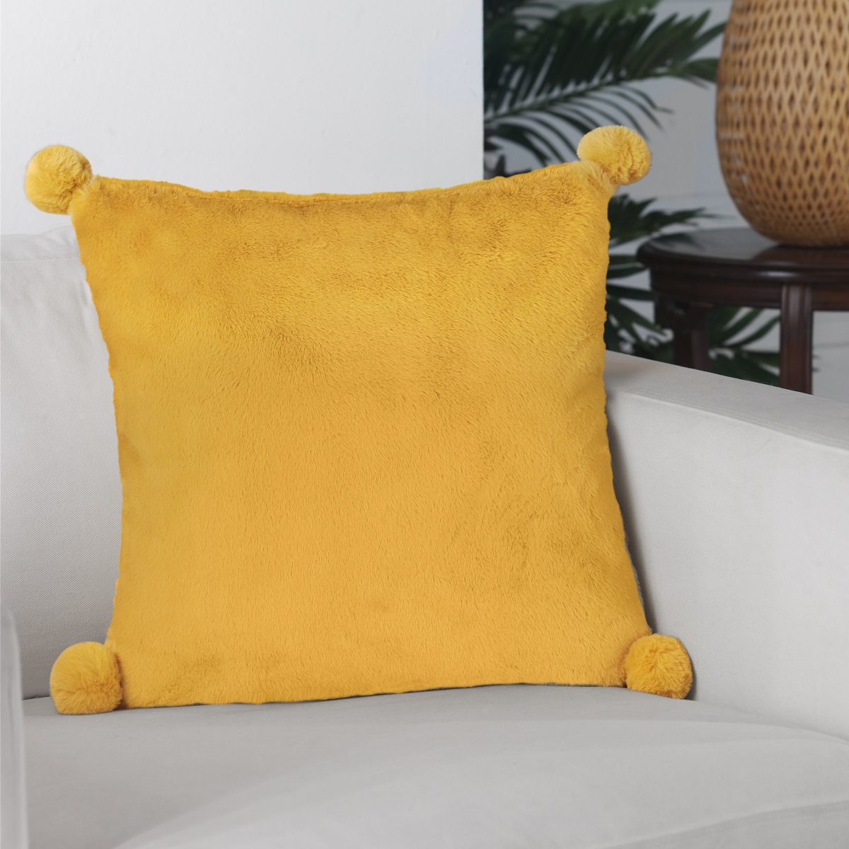 Декоративная наволочка Joom цвет: желтый (45х45), размер 45х45 ar797154 Декоративная наволочка Joom цвет: желтый (45х45) - фото 1