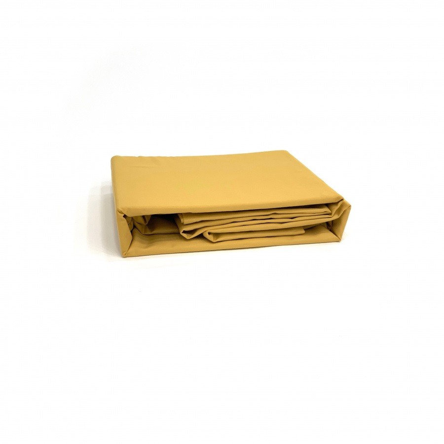 Простыня на резинке Малика цвет: золотой (100х200), размер 100х200 kvn975631 Простыня на резинке Малика цвет: золотой (100х200) - фото 1