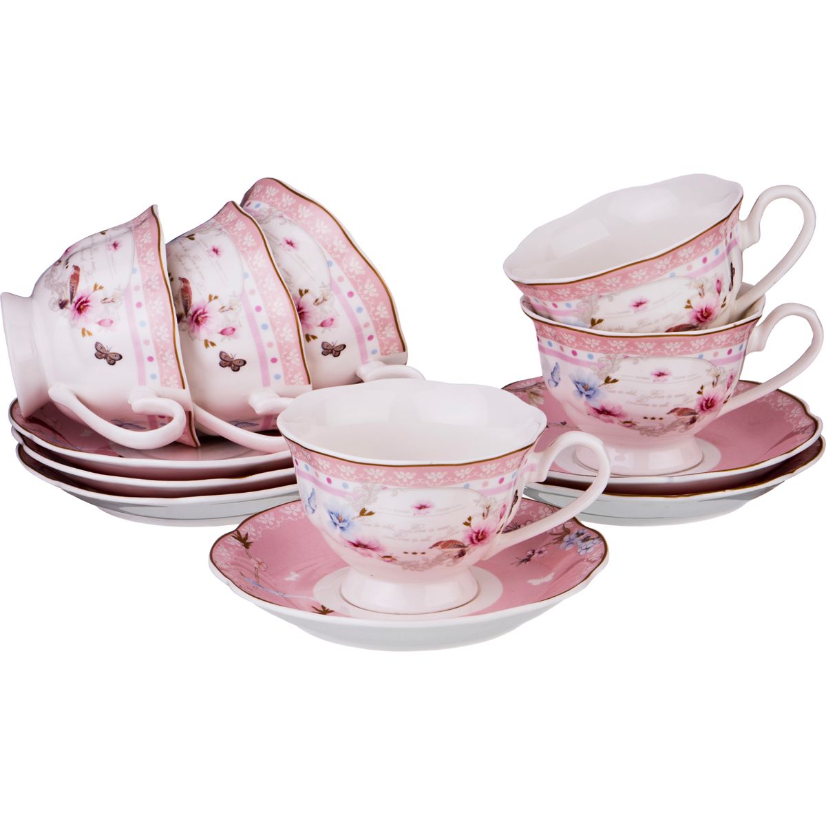 Чайный набор Medad (200 мл), размер Набор, цвет розовый lfr380404 Чайный набор Medad (200 мл) - фото 1