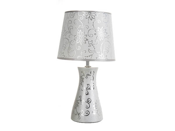 Светильник настольный Серебро (23х42 см), размер 23х42 см, цвет серый