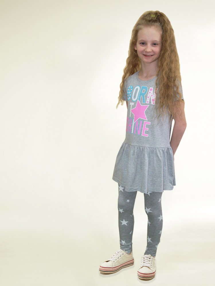Детское платье Milford Цвет: Серый Меланж (11 лет), размер 11 лет