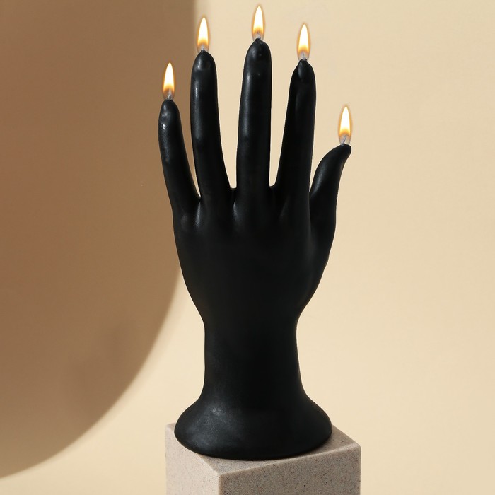 Свеча Женская рука (9х9х23 см), размер 9х9х23 см