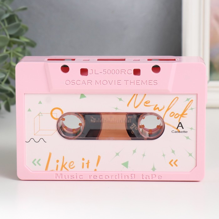 Сувенир Аудиокассета. Розовый стиль (17х5х11 см), размер 17х5х11 см sil970048 Сувенир Аудиокассета. Розовый стиль (17х5х11 см) - фото 1