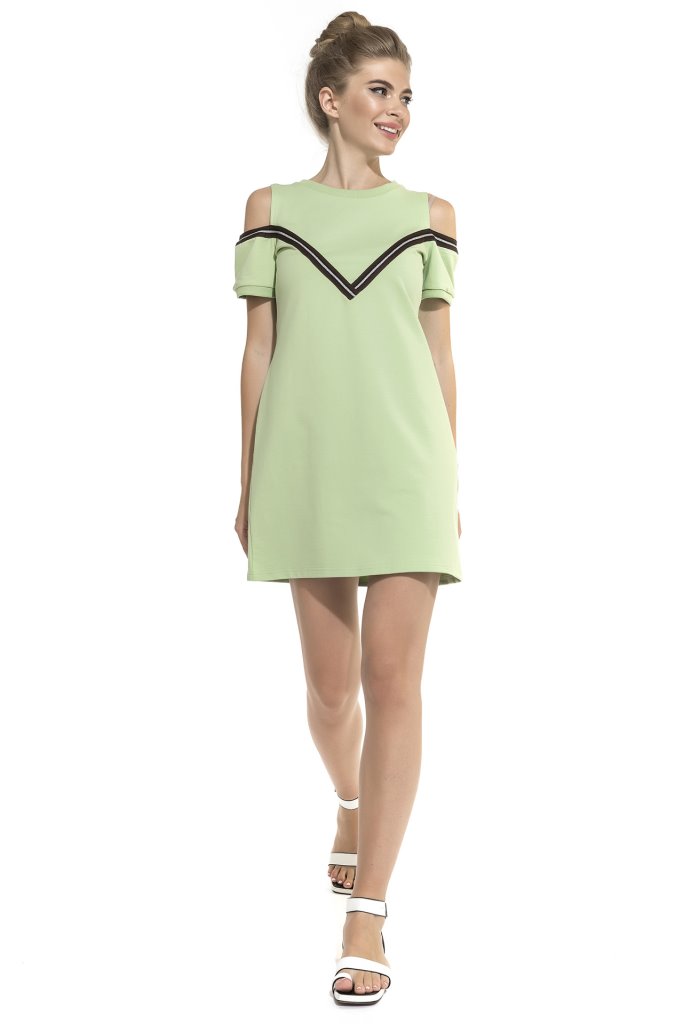 Платье Luccile Цвет: Светло-Зеленый (42-44), размер {}{} pmn498729 Платье Luccile Цвет: Светло-Зеленый (42-44) - фото 1