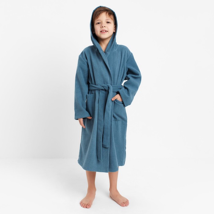 Детский банный халат Damiana цвет: синий (5 лет), размер 5 лет
