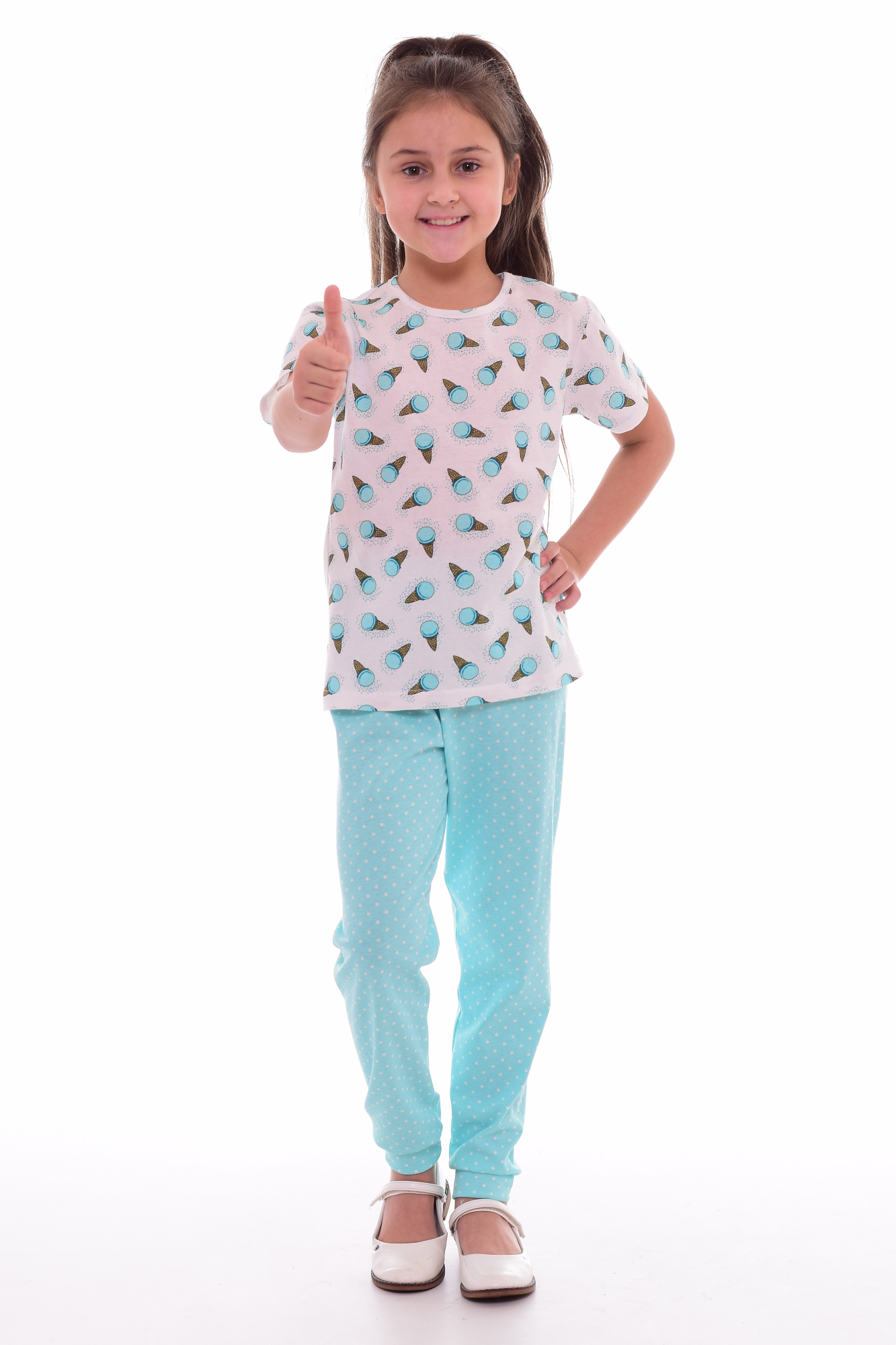 Детская пижама Carlee Цвет: Ментоловый (8 лет)