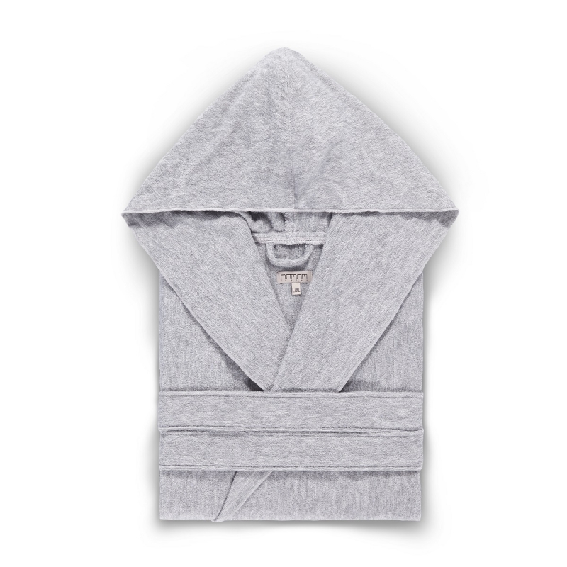 Банный халат Ash Light Hooded Цвет: Светло-Серый (L-xL)