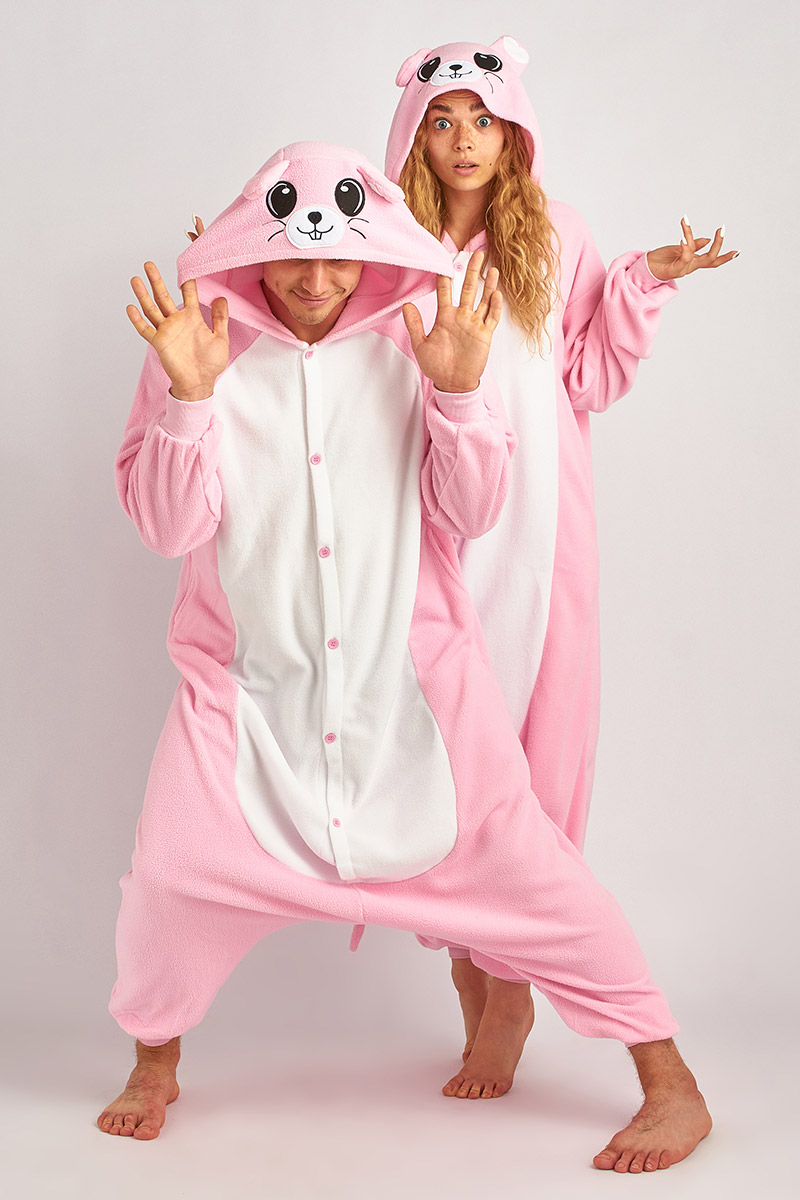 Пижама-кигуруми Розовая Мышка (L) BearWear bwr602059