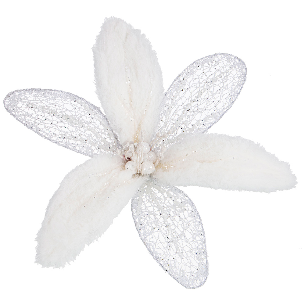 Цветок Пуансеттия (15 см)