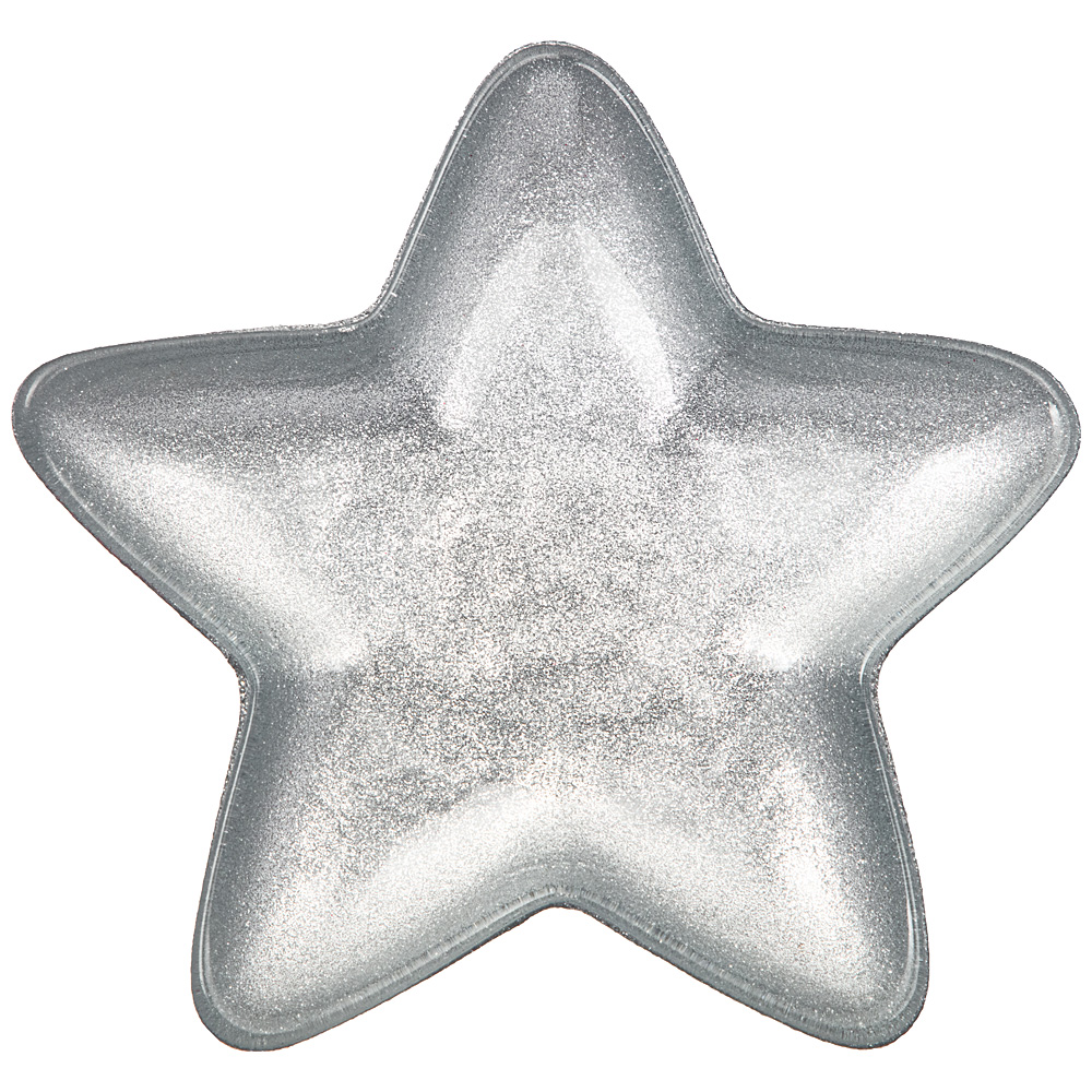 Блюдо Star silver shiny (17х17 см) АКСАМ