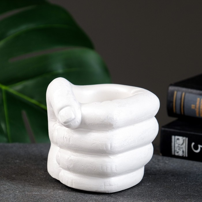 Кашпо Сжатый кулак (10х10х10 см)