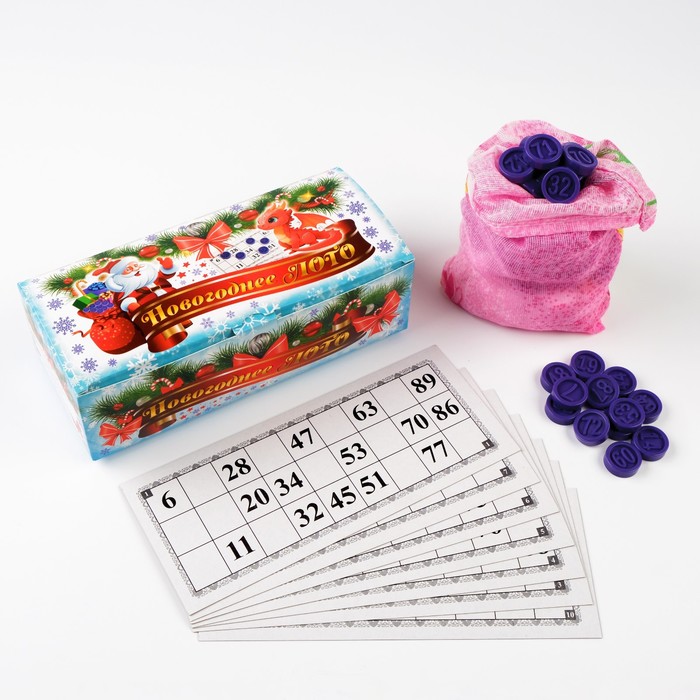 Русское лото С Новым 2024 Годом (18х8 см)