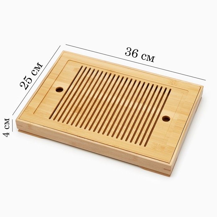 Поднос для чайной церемонии (36х25х4 см)