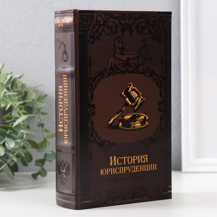 Сейф-книга История юриспруденции (21х13х5 см)