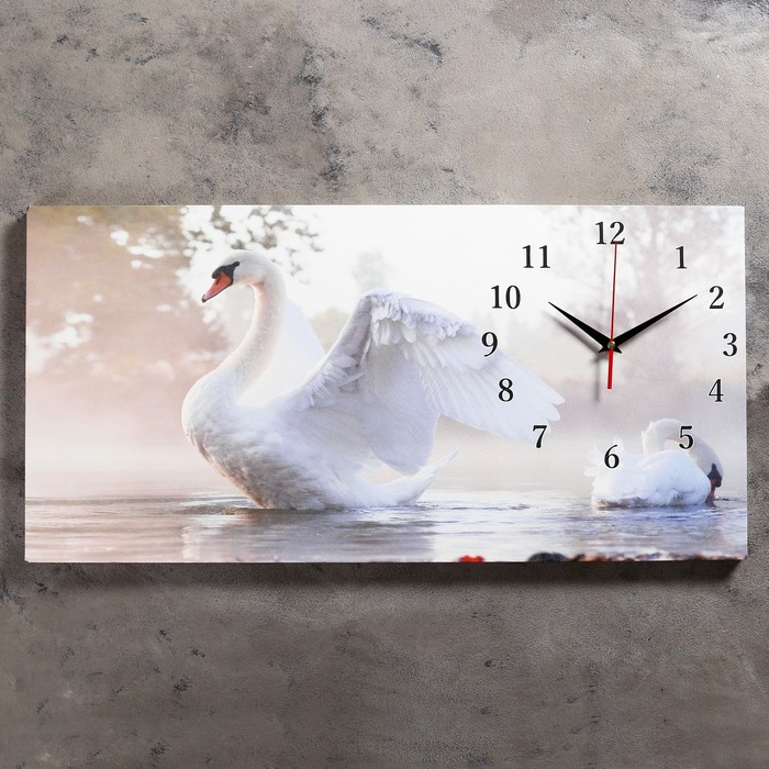 Часы Белый лебедь (40х76 см)