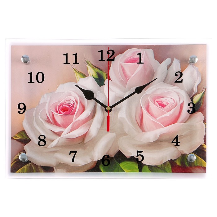 Часы Розы (20х30 см)