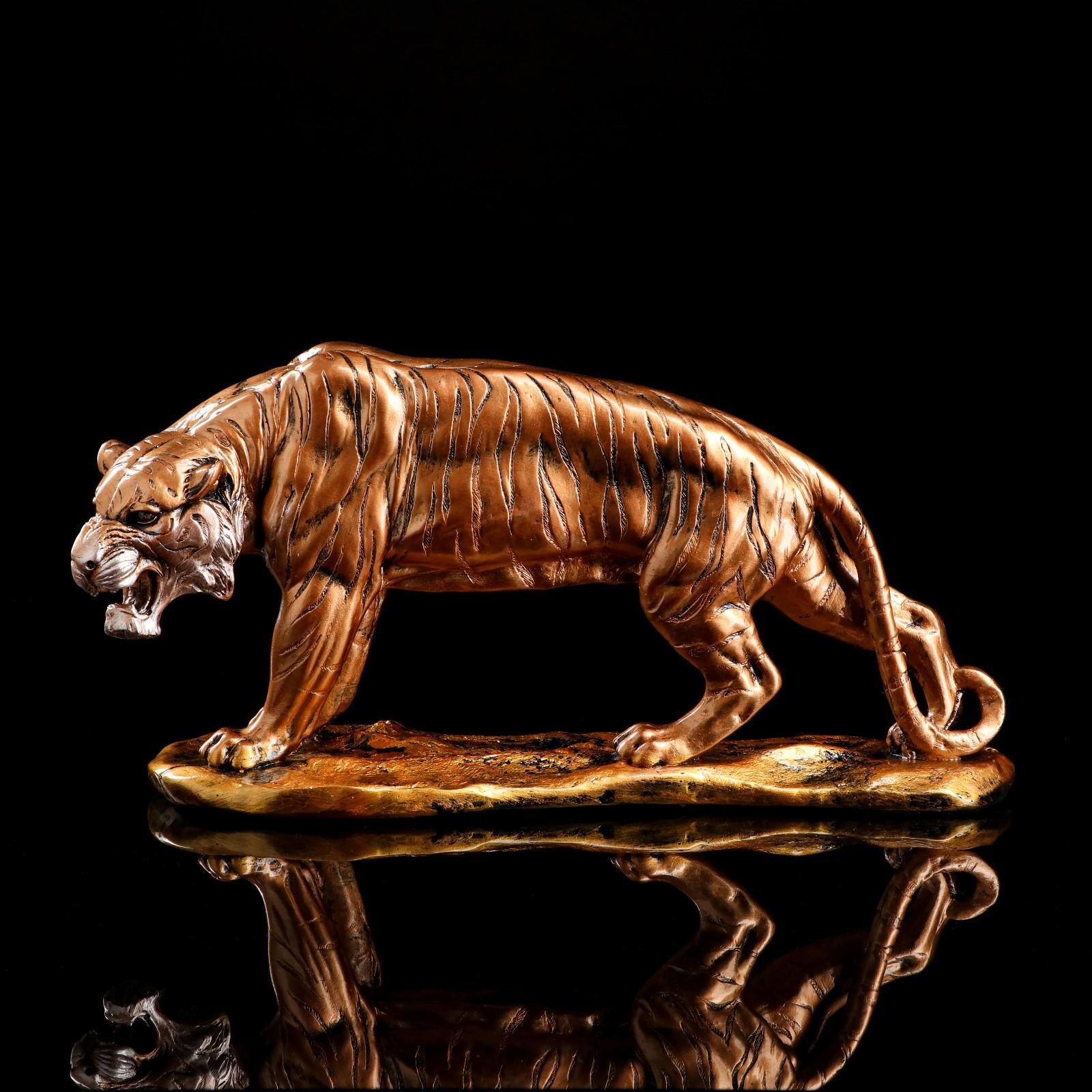 Статуэтка Тигр рычащий цвет: в ассортименте (44х14х21 см)