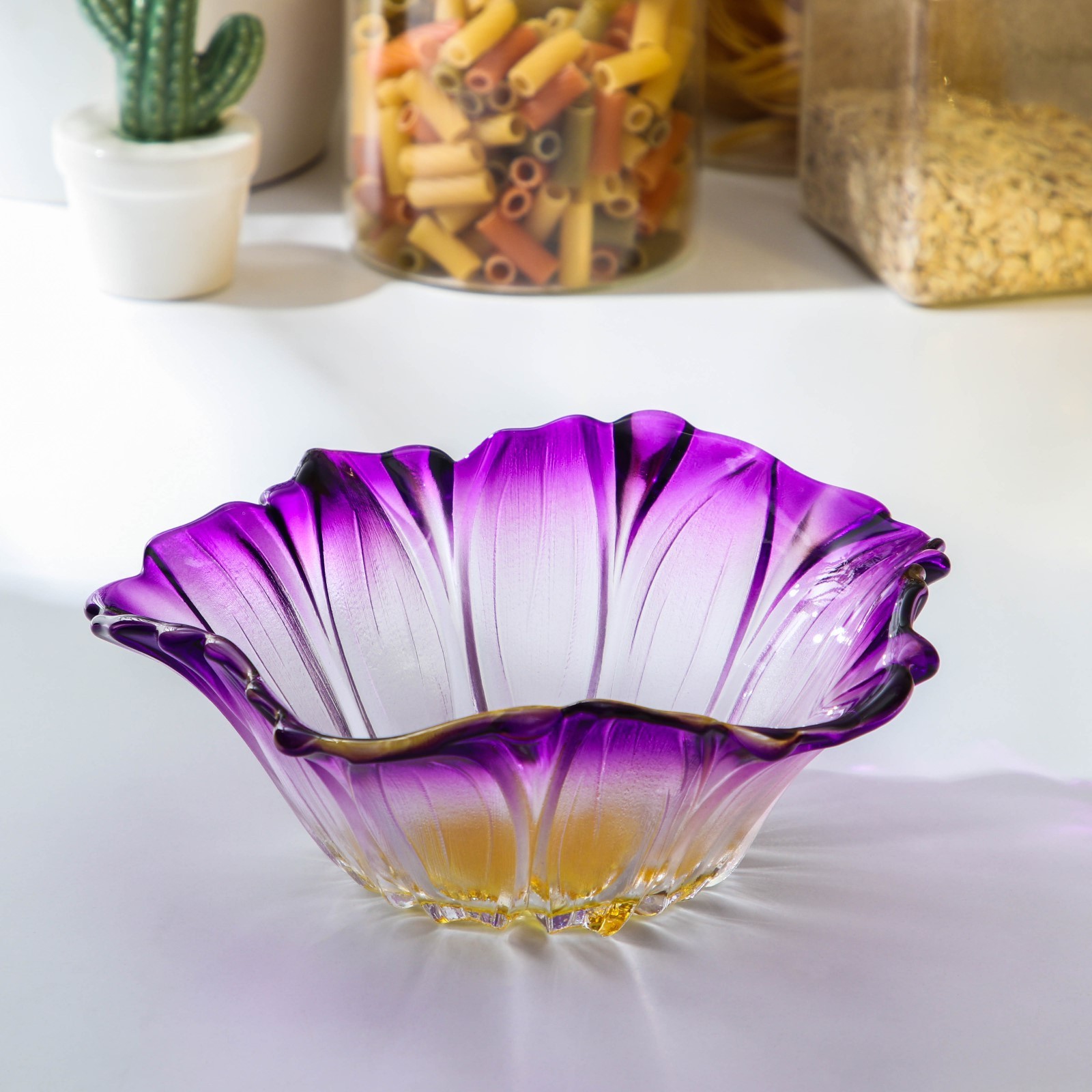 Салатник Фиолетовый цветок (550 мл)