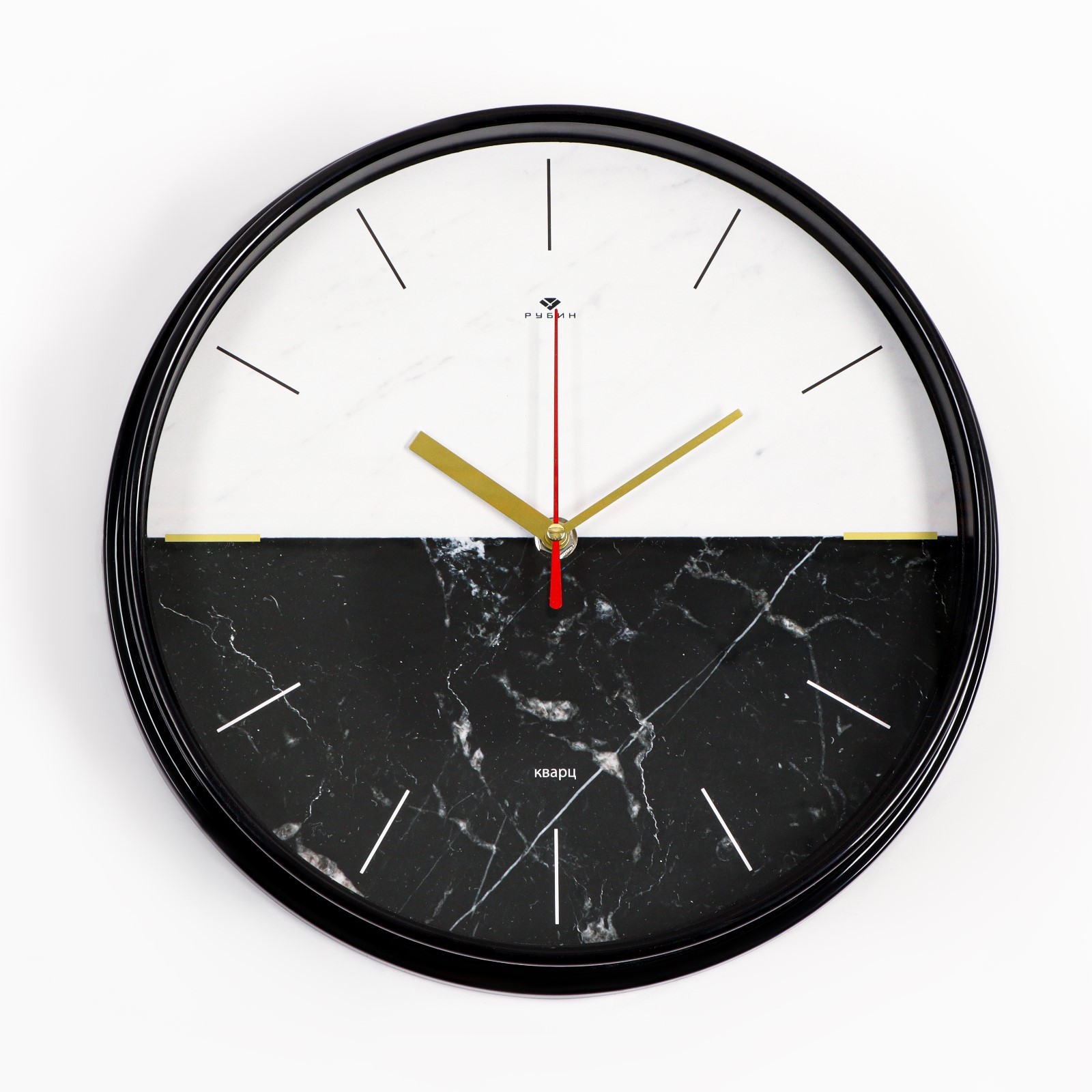 Часы Мрамор (31х31х5 см) Рубин sil924100