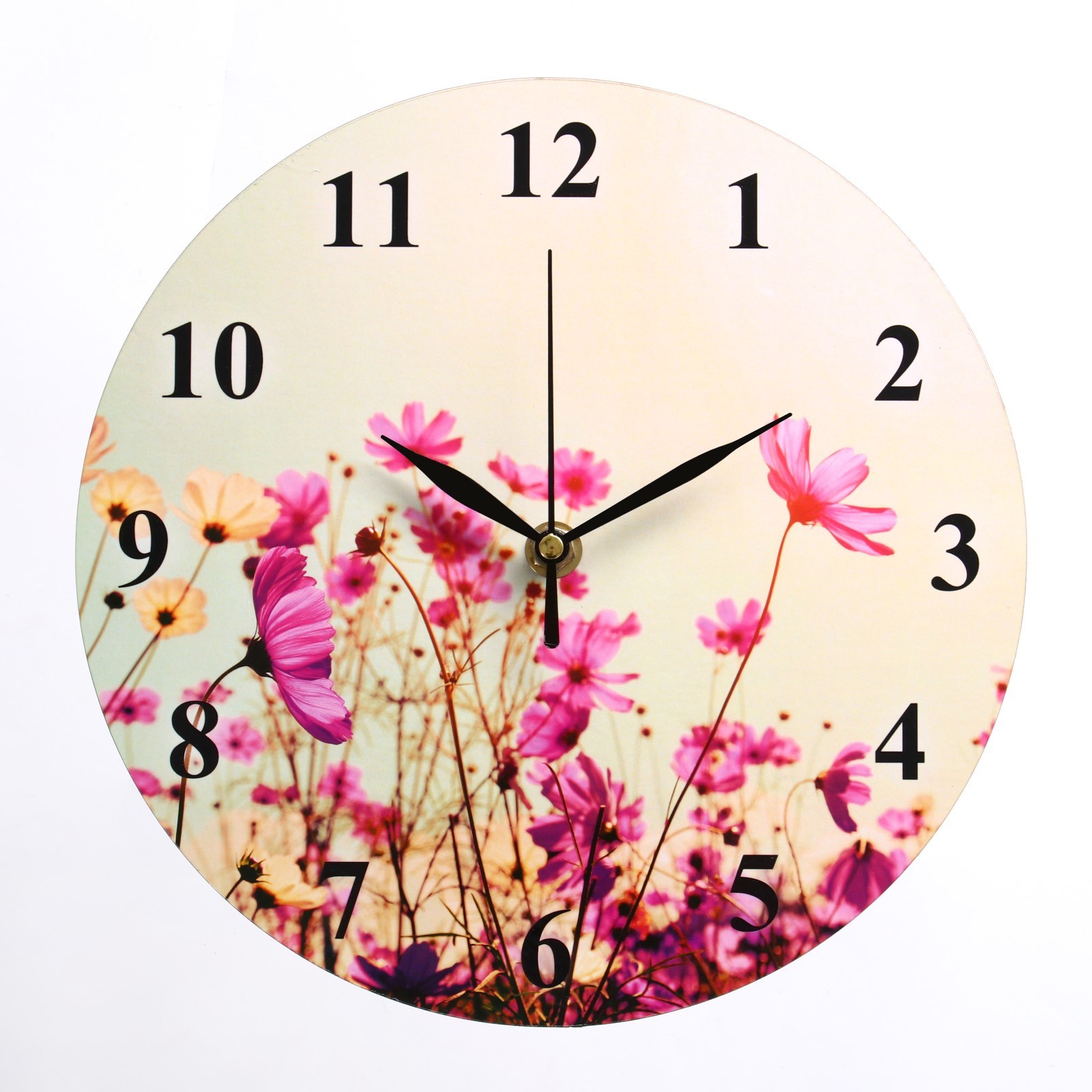 Часы Полевые цветы (24х24х3 см)