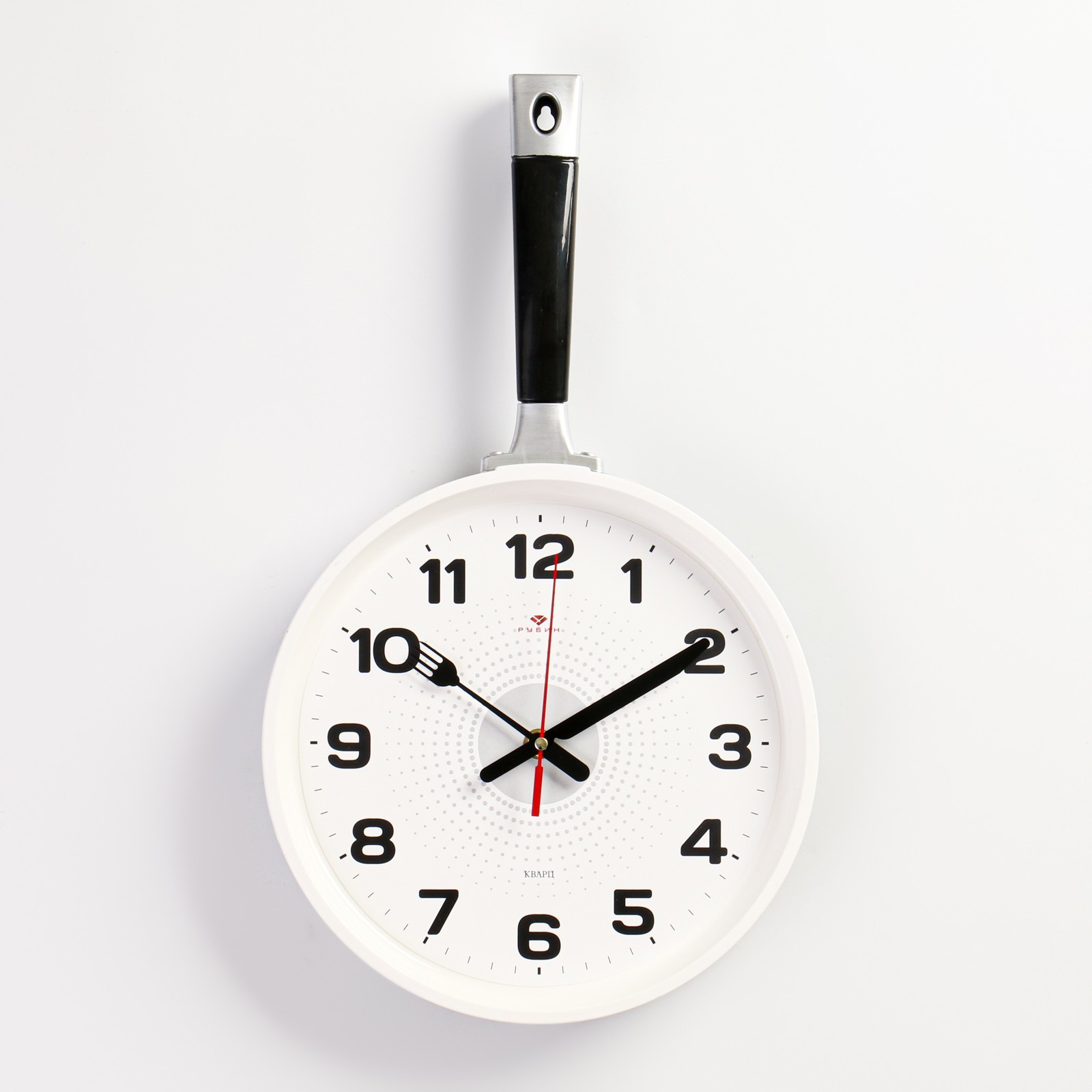 Часы Сковорода (26х26х6 см) Рубин