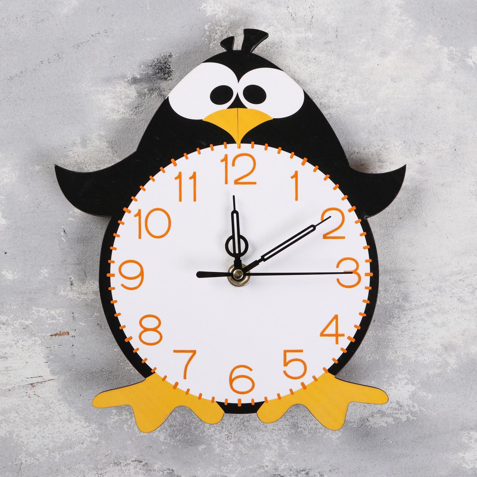 Часы Пингвин (24х21х3 см)