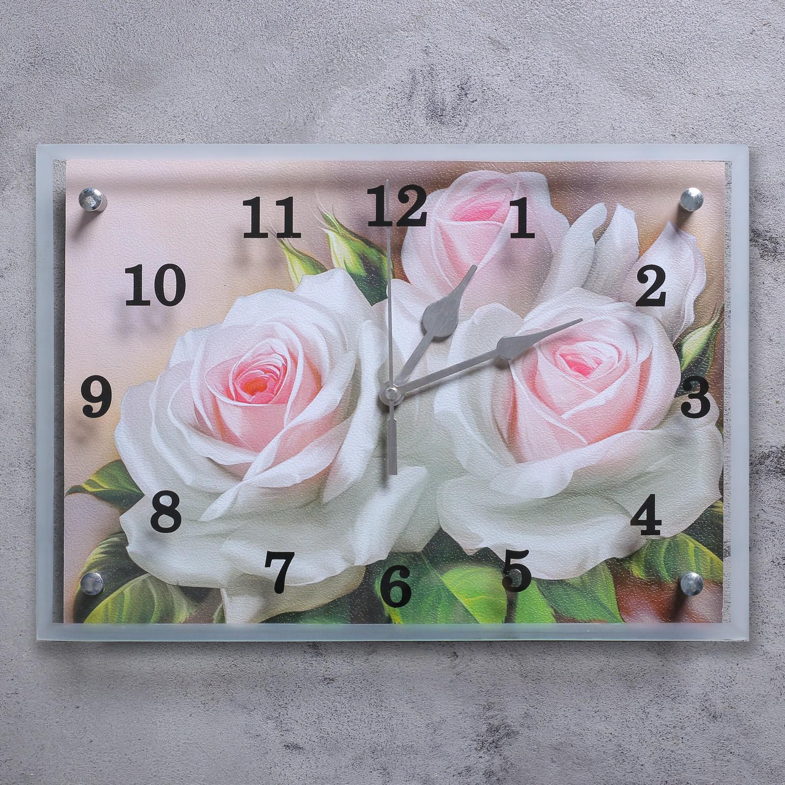 Часы Розы (39х27х5 см)