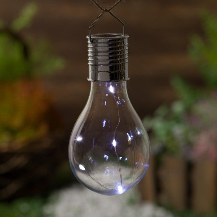 Садовый светильник Лампочка (8х14х8 см) Luazon Lighting