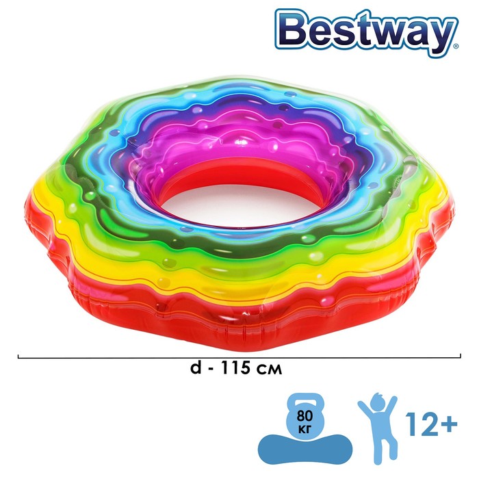 Круг Rainbow Ribbon (115 см) Bestway