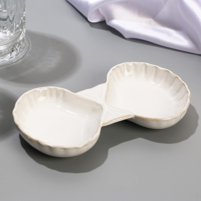 Соусник Белая раковина (9х15 см)