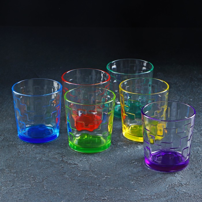 Набор стаканов Микс в ассортименте (250 мл - 6 шт)