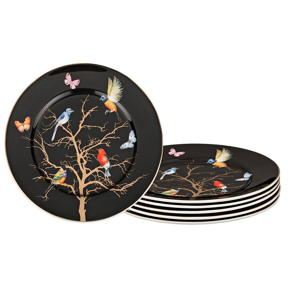 Набор тарелок Райские птицы (21 см - 6 шт) Lefard