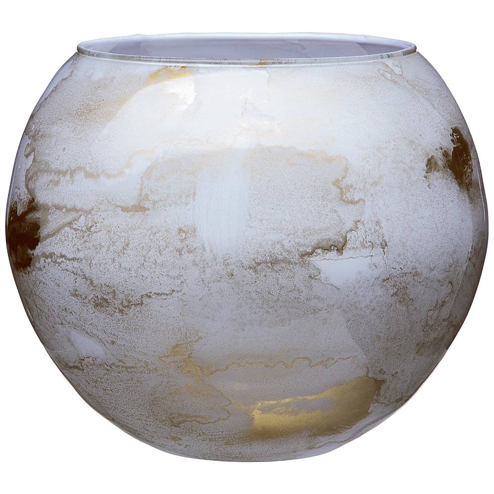 Ваза Golden marble white (20 см) Franco