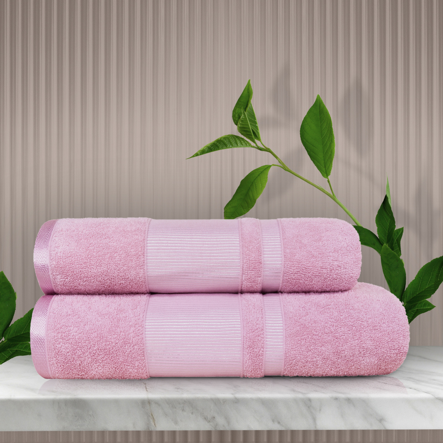 Полотенце Duhoba цвет: розовый (50х90 см)