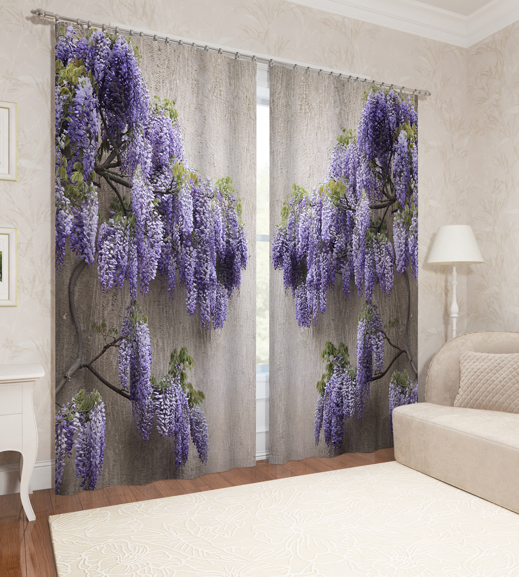 

Шторы Сирень