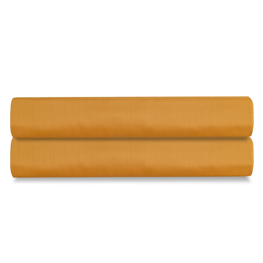 Простыня на резинке Cyrilla цвет: оранжевый (160х200), размер 160х200 tka789104 Простыня на резинке Cyrilla цвет: оранжевый (160х200) - фото 1