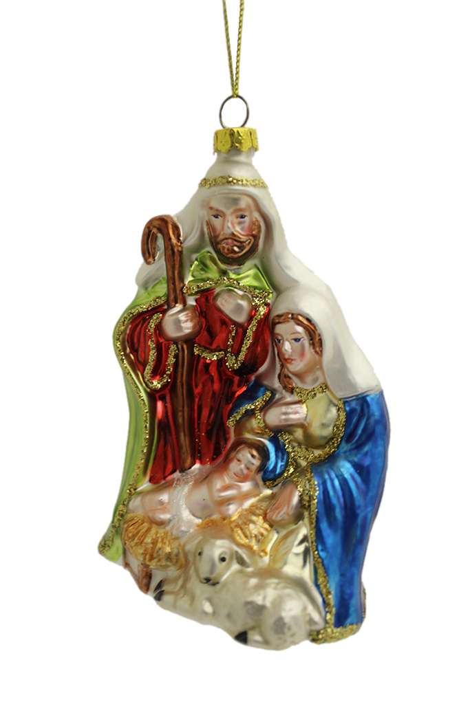 

{} Шар Вертеп (6х8х14 см)