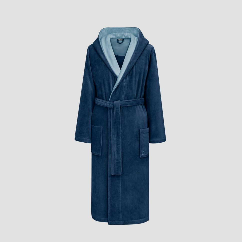 Банный халат Арт лайн цвет: синий, голубой (XL)